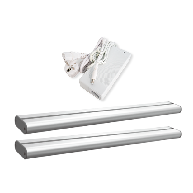 2400mm skinne (2x1200mm) & 100W strømforsyning til 150mm lofthængte LED-oplyste bogstaver