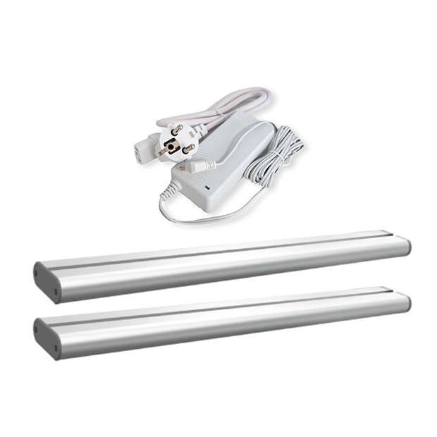 1800mm skinne (2x900mm) & 60W strømforsyning til 150mm lofthængte LED-oplyste bogstaver