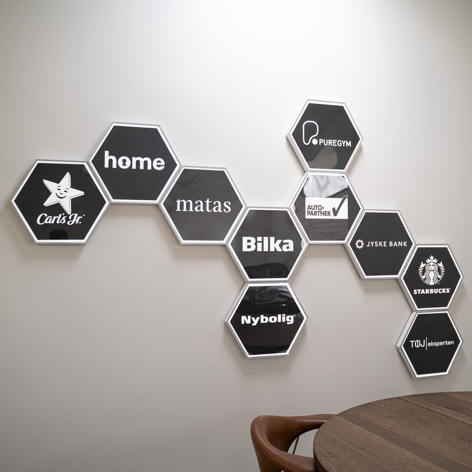 Hexagon lightbox