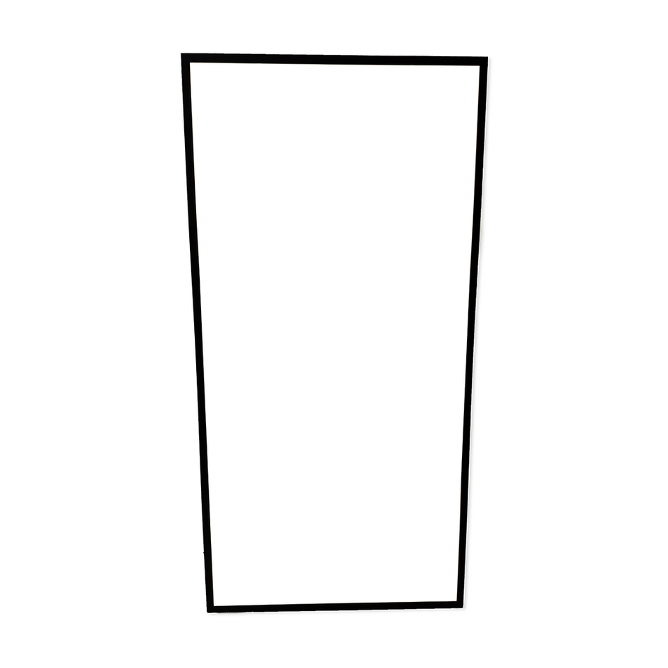 Dobbeltsiddet LED-hængedisplay 600x1200mm